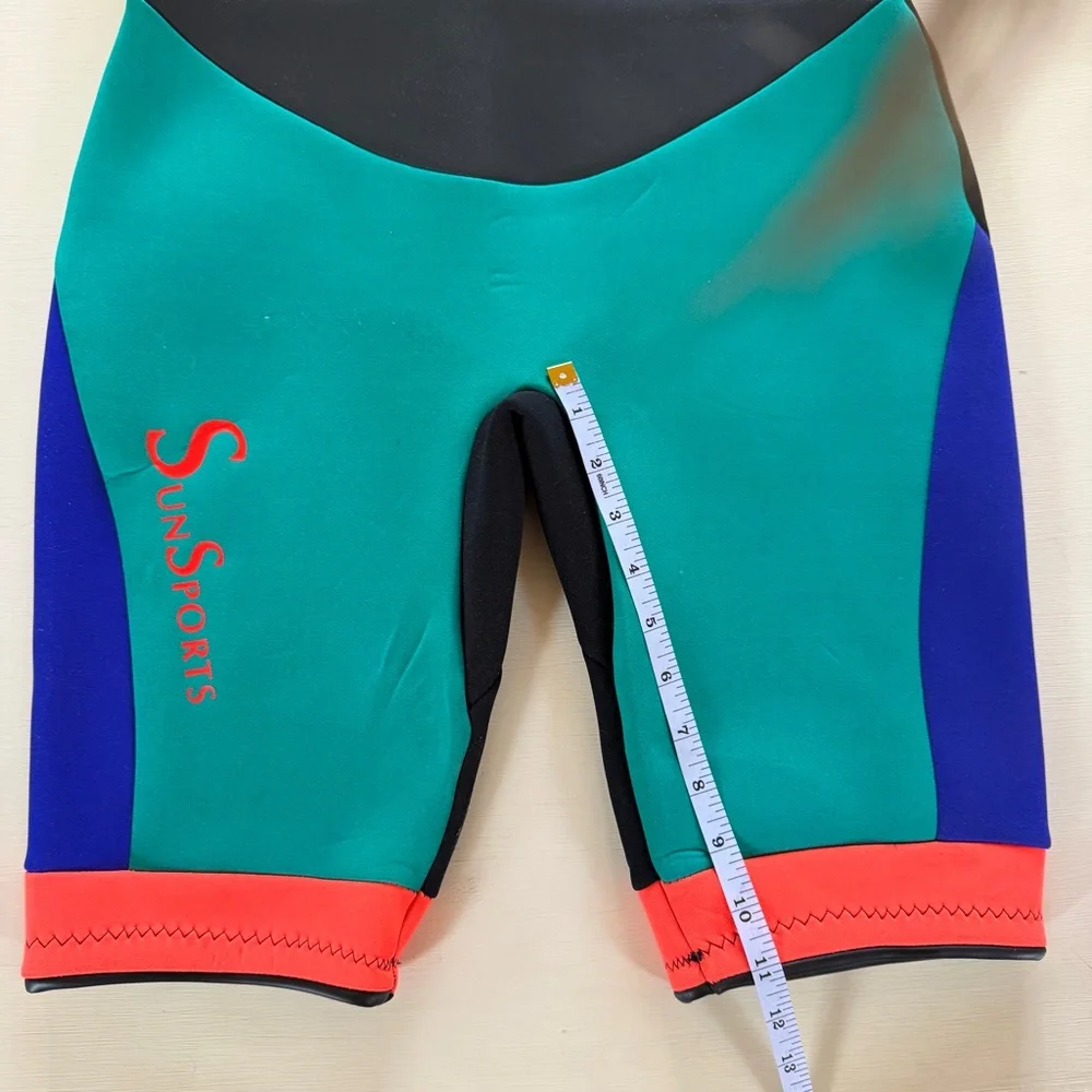 Sun Sports Short Sleeve Wetsuit Women’s Medium‎ Colorblock Surf Swim Suit